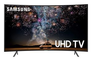 מתנות לכולם :ילד אישה גבר מתנות לגבר Samsung UN65RU7300FXZA Curved 65-Inch 4K UHD 7 Series Ultra HD Smart TV with HDR and Alexa Compatibility (2019 Model)