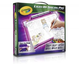 Crayola Light Up Tracing Pad Pink, Amazon Exclusive, Toys, Gift for Girls, Ages 6, 7, 8, 9, 10מתנה מצויינת לילדה