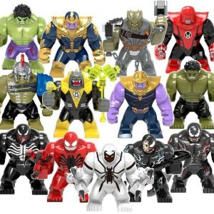Avengers End Game Thanos SuperHero Hulk Big Minifigure Building Blocks Toy LEGO